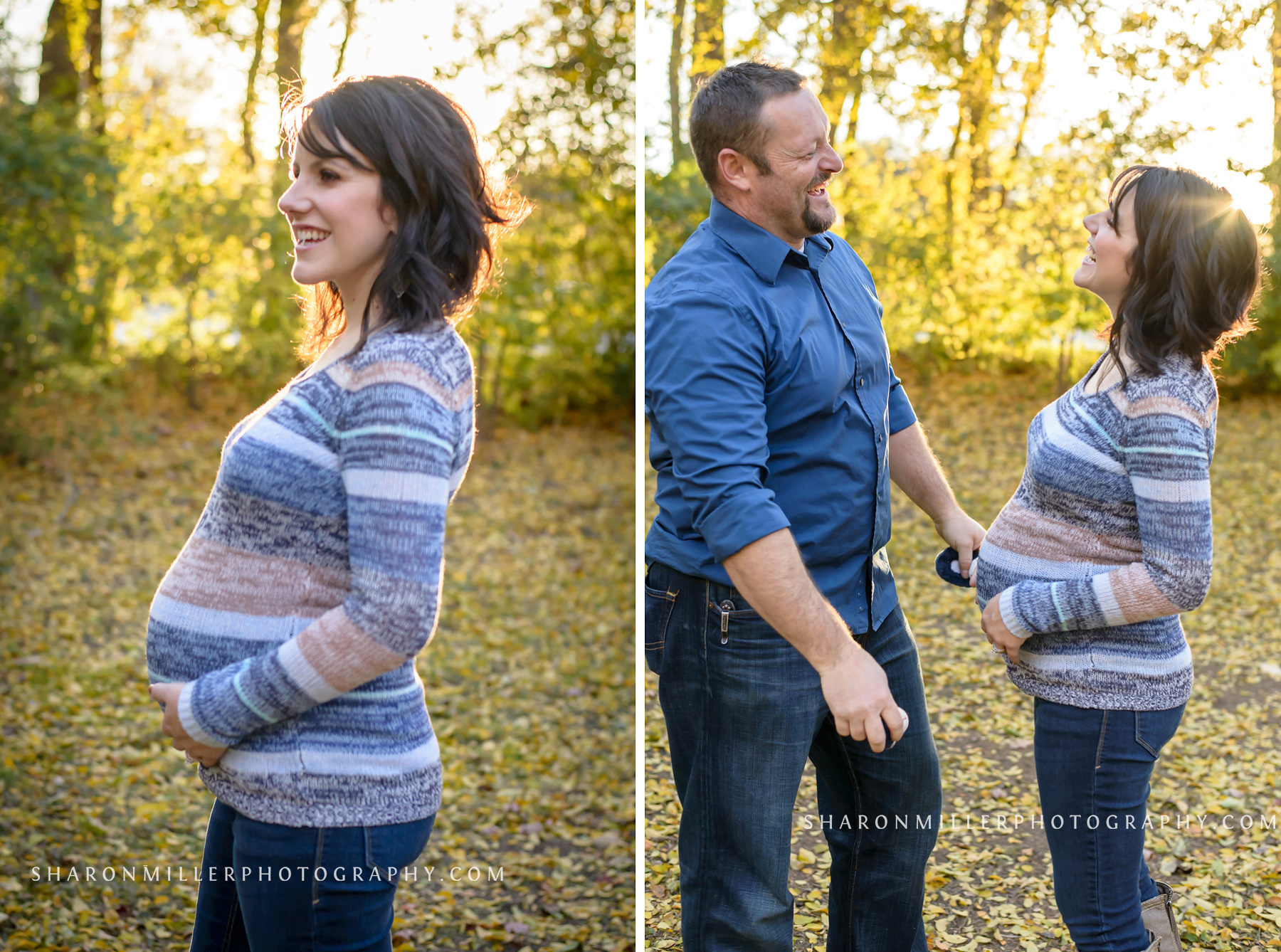 fall maternity session at Grapevine Botanical Gardens