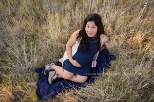 romantic Highland Village maternity photography