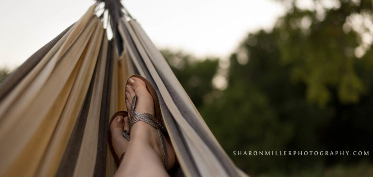 relaxing in hammock in Fort Worth Texas